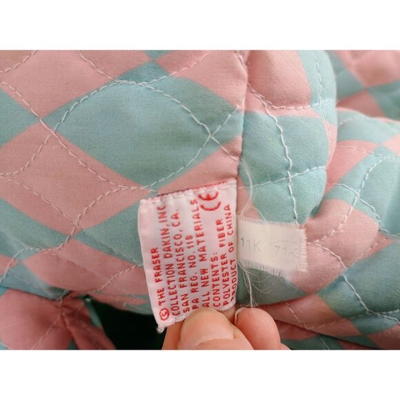 DAKIN Vtge Fraser Collection Baby Circus Bear Squishy Plush Blue Pink 18"‎ - Picture 6 of 6